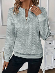 Cozy Women Zip Up Sweater For Everyday Casual Wear - OKOHOKO™ FASHION