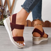 Wedge Heel Sandals For Women All Day Comfort Summer Footwear - OKOHOKO™ FASHION