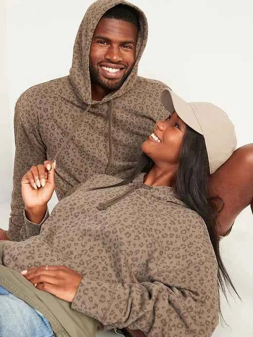 Leopard Print Hoodie For Women Casual Streetwear Style - OKOHOKO™ FASHION