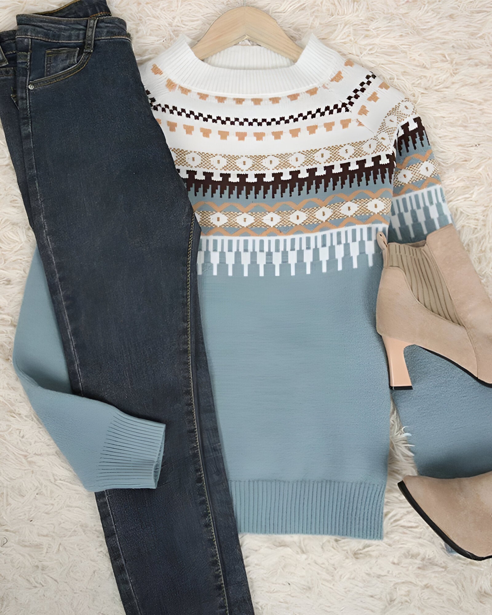 Cozy Winter Sweater For Women Warm Cotton Jumper Soft - OKOHOKO™ FASHION