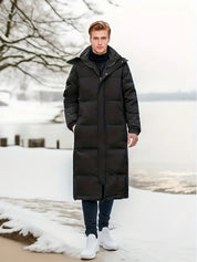 Mens Long Quilted Winter Jacket For Extreme Cold Weather - OKOHOKO™ FASHION