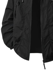 Waterproof Hooded Walking Jacket Lightweight All Weather Jacket & Coats