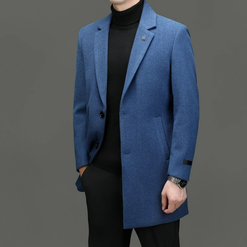 Wool Overcoat For Winter Warmth Classic Coat For Men Women Men Jacket