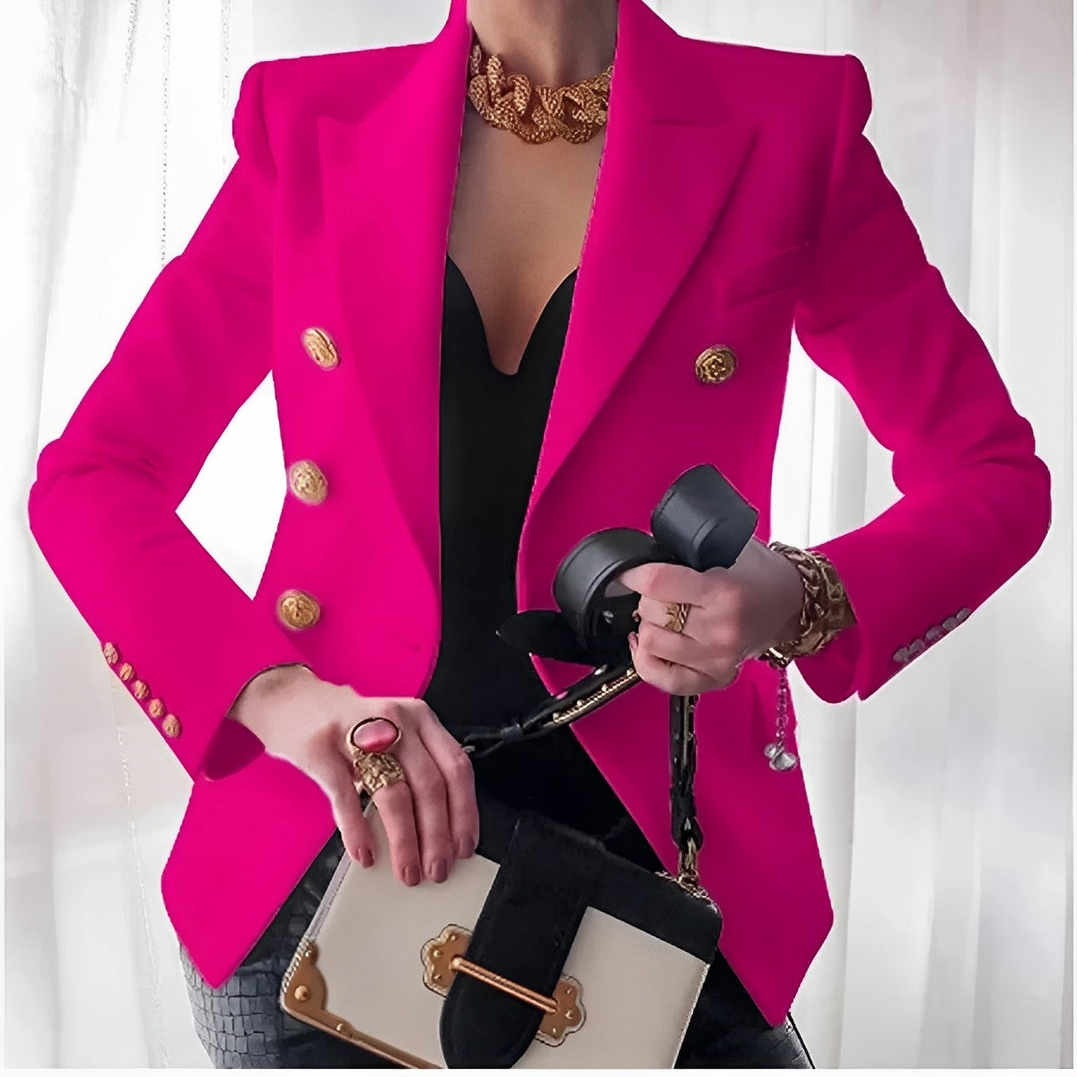 Women Tailored Blazer for Office Professional Wardrobe - OKOHOKO™ FASHION