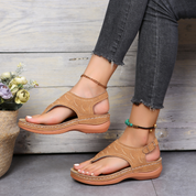 Stylish Women's Leather Sandals Strappy Comfort Footwear - OKOHOKO™ FASHION