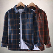 Mens Premium Plaid Shirt For Everyday Smart Casual Attire - OKOHOKO™ FASHION