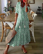 Alice Leroy | Elegant & Stylish Vintage Summer Dress Green Dresses