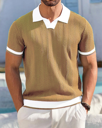 Riviera Classic Polo Shirt Camel Polo Shirts