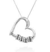 Custom Heart Name Necklace Necklace