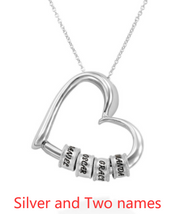 Custom Heart Name Necklace Necklace