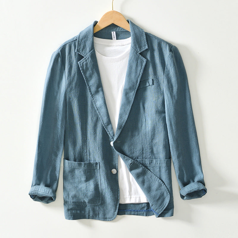 Mabry | Cotton Blazer Green Men Blazer