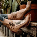 Comfortable and Elegant Thick-heeled Shoes Woman Shoes