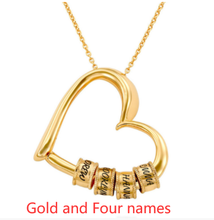 Custom Heart Name Necklace Necklace