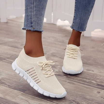 Orthogy Flex – Lightweight, Breathable Orthopedic Sneakers Beige Shoes