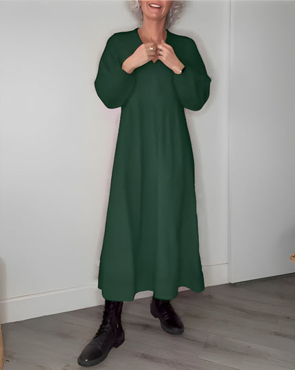 Gloria | Long dress Green Dresses