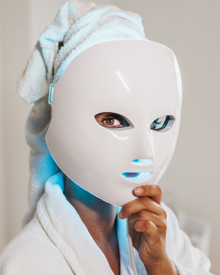 Vrimlo 7 Color LED Therapy Mask for Effortlessly Smoother Skin Beauty
