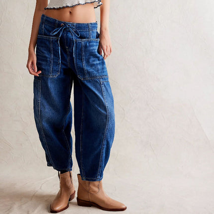 Bloom Wide-Leg Jean Blue Women's Clothing