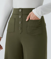 Jade | Elastic pants with high Waist Trousers