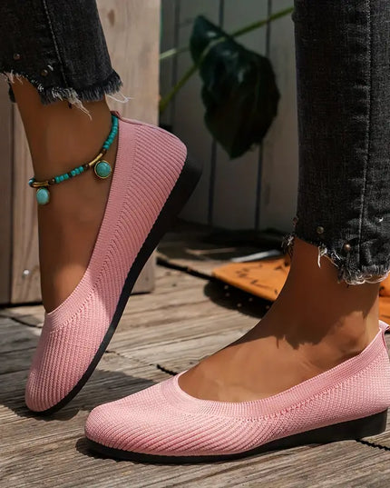 Luxe Breathable Non-Slip Shoes Pink Shoes