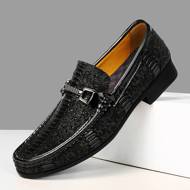 Omen Leather Loafer Black Men's Footwear