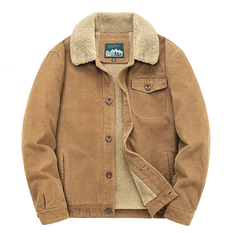 Vintage Corduroy Jacket Khaki jaket