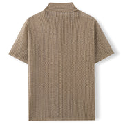 Men's Summer Knitted Polo Shirt Shirts