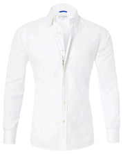 Men's Elite Stretch Zip-Up Shirt White Men Shirts