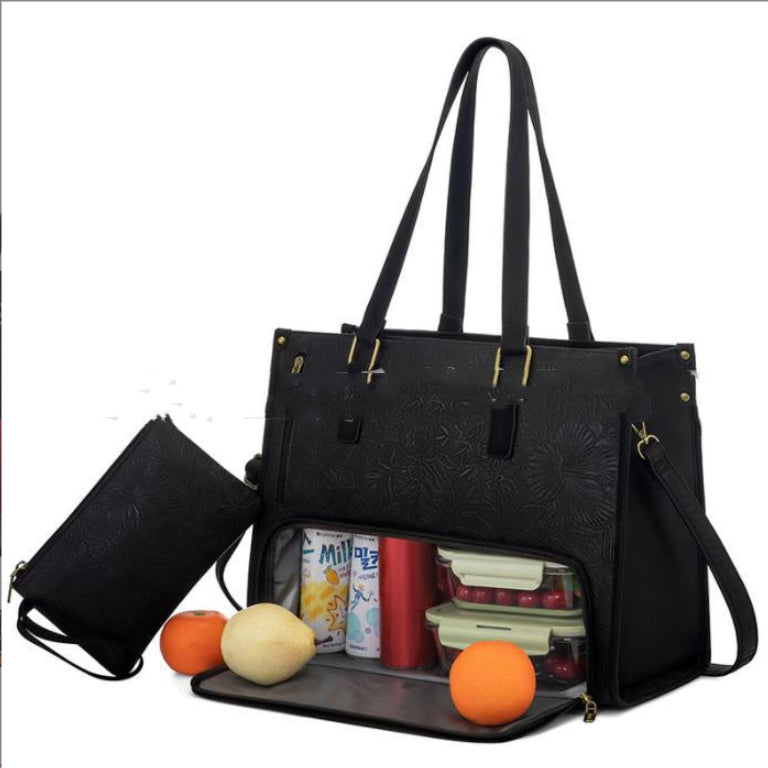 2-in-1 Lunch Tote Bag for Stylish Professional Women Tote Bags