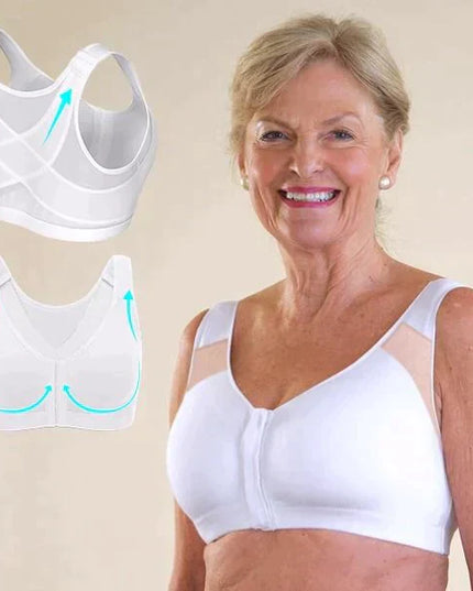 Posture Perfect Support Bra White Bra