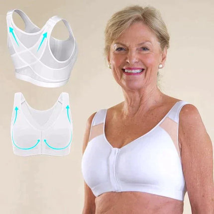 Posture Perfect Support Bra White Bra