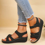 Women's Orthopedic Summer Sandals Black Orthopedic Sandals