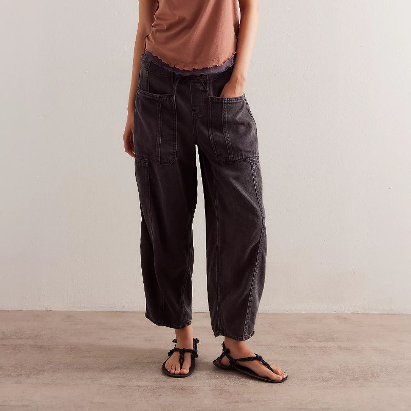 Bloom Wide-Leg Jean Black Women's Clothing