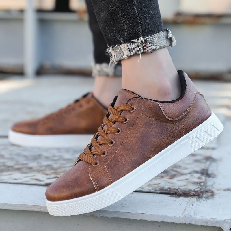 Men's Lace-Up Flat Casual Shoes Shoes