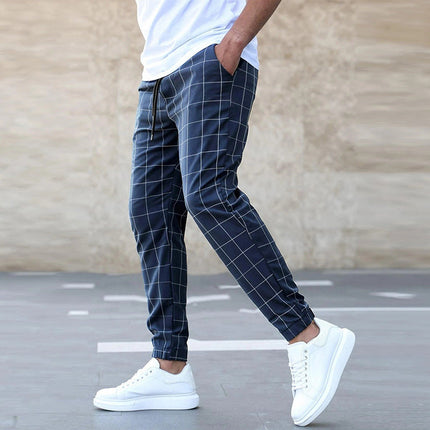 Caleb - Elegant and Comfortable Pants Dark Blue