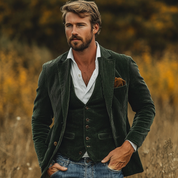 Premium Elegant Blazer Green Elegant Blazer