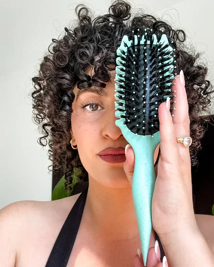 Curl Defining Brush for Frizz-Free Curls by Official Curl Green Beauty