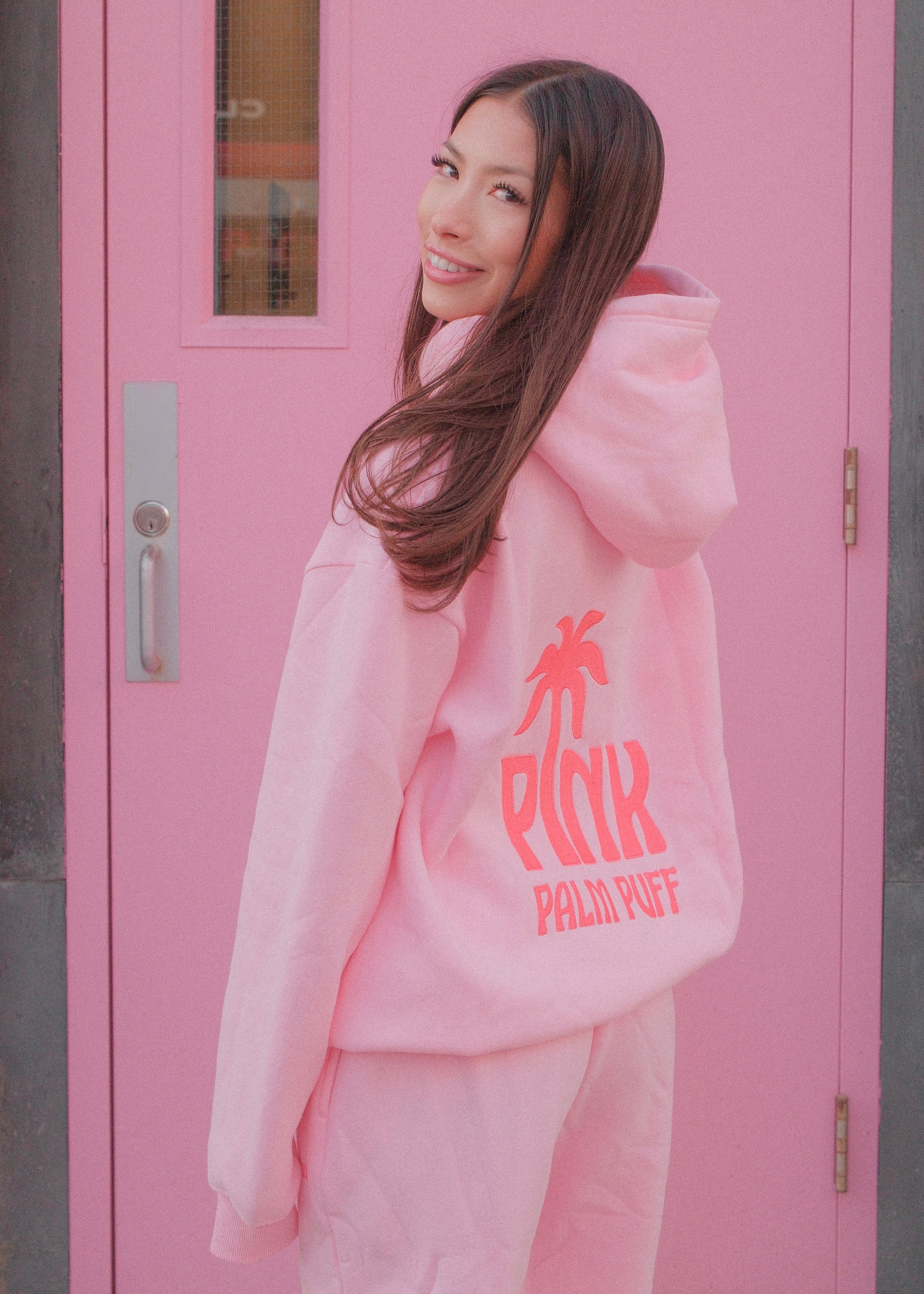Classic Puff Hoodie in Pink - Soft, Stylish, Comfortable Women's Hoodie