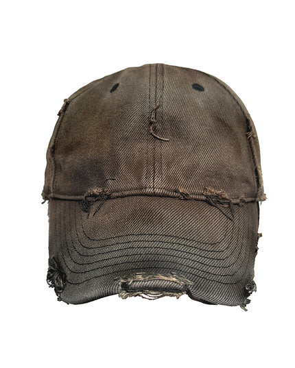 Unisex Mesh-Rust Embroidery Cap Caps