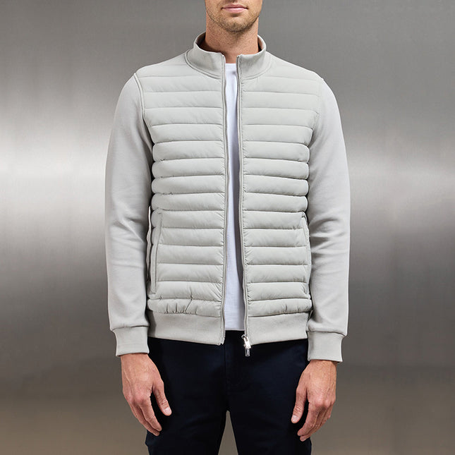 Lightweight Stand Collar Coat for Men - Fashion Knitted Winter Jacket Men Jacket
