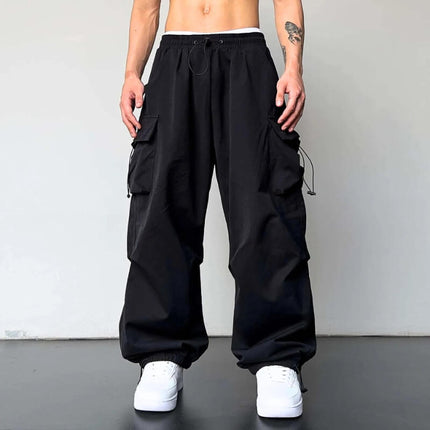 Lucas | Cargo Jogger Pants Black Pants