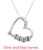 Custom Heart Name Necklace Necklace