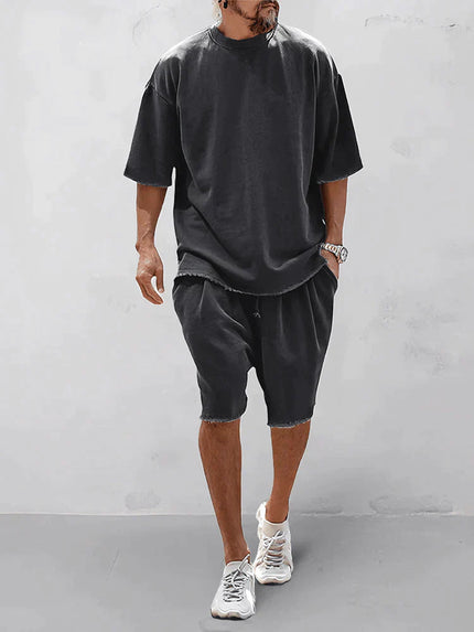 Casual Mens Set Sleek Comfort For Men Black Men Set