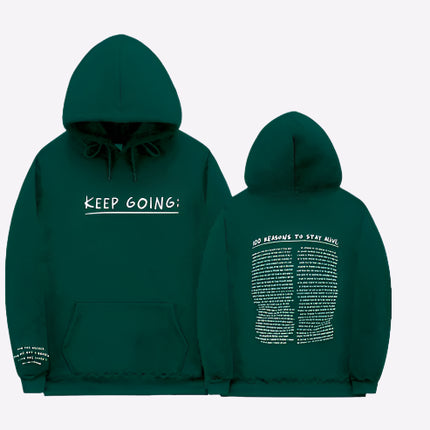 100 Reasons To Stay Alive Hoodie - OKOHOKO   # #