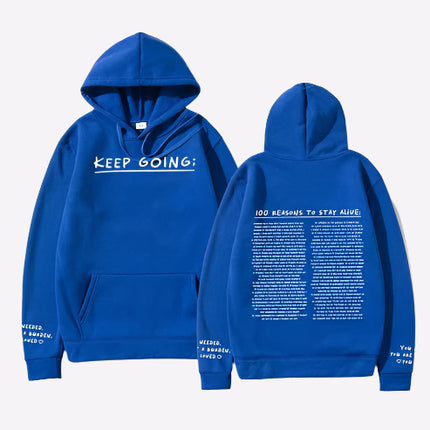 100 Reasons To Stay Alive Hoodie - OKOHOKO   # #