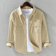 Shibuya | Classic Cotton Shirt Beige