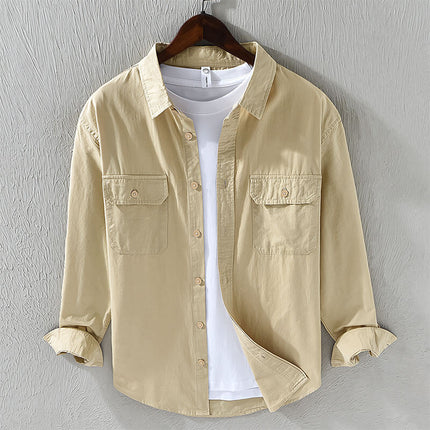 Shibuya | Classic Cotton Shirt Beige