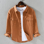 Shibuya | Classic Cotton Shirt Brown