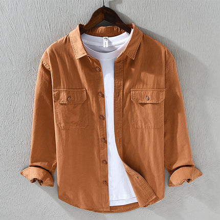 Shibuya | Classic Cotton Shirt Brown