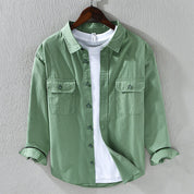 Shibuya | Classic Cotton Shirt Green