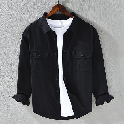 Shibuya | Classic Cotton Shirt Black